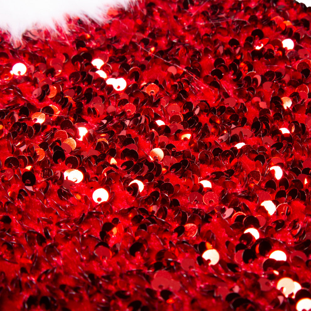 2pk 21"L Red Sequin Christmas Stocking
