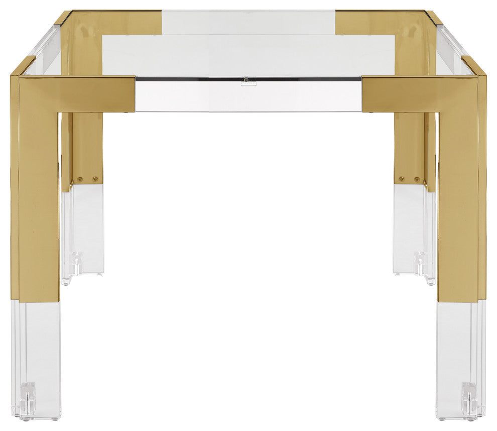 Casper Dining Table, Gold