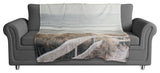 Desat Beach AccePhoto 50x60 Throw Blanket