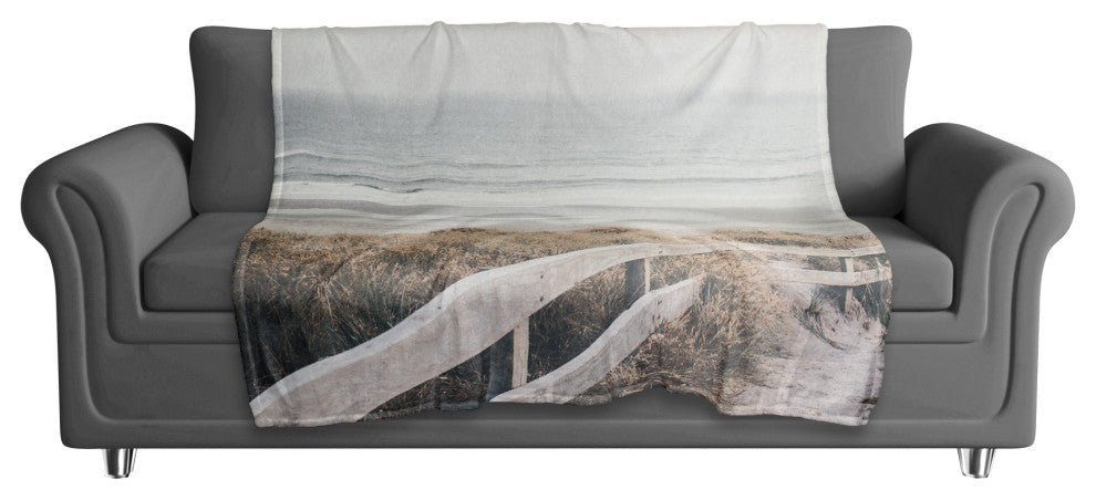 Desat Beach AccePhoto 50x60 Throw Blanket
