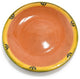 Ancient Cookware, Mexican Clay Dinner Plate, Trefoil Design, 10 inch