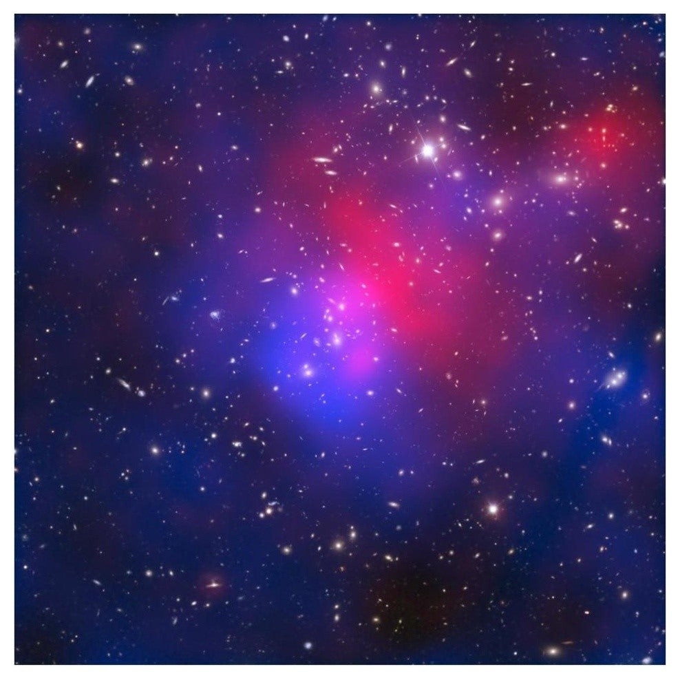 "Pandora's Cluster - Abell 2744" Digital Paper Print by NASA, 38"x38"