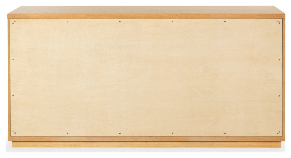 Safavieh Couture Deziree Wood 6 Drawer Dresser, Natural