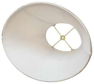Oval Basic Lampshade, Antique Gold, Beige, (10.5x7.5)x(18x14)x13