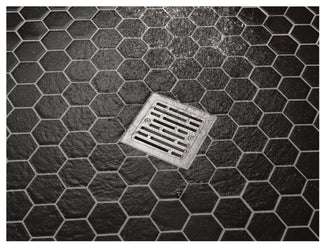 Delta DT062412 4" Tile-In Square Shower Drain - Matte Black