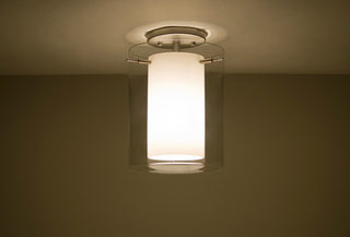 Pahu 1 Light Ceiling Lighting, Satin Nickel, LED