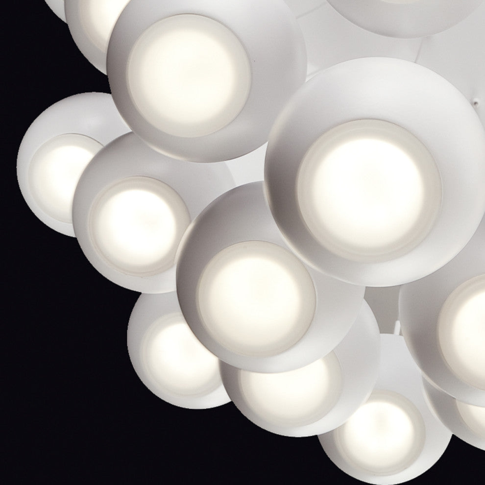 9-Light Midcentury Chandelier by Eurofase