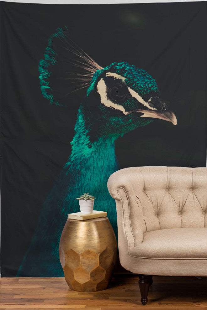 Ingrid Beddoes Peacock and Proud Tapestry