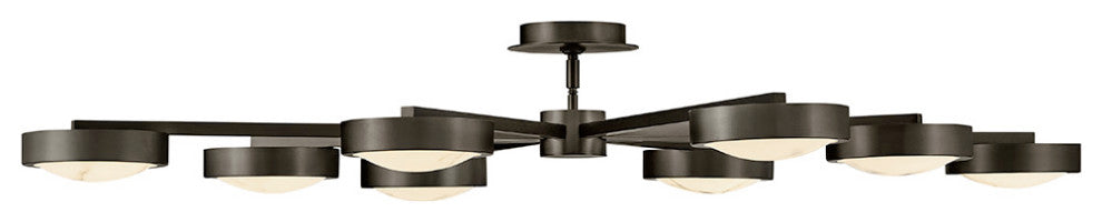 Fredrick Ramond Cava Large Convertible Semi-Flush Mount, Black Oxide