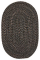 Colonial Mills Hayward HY29 Charcoal Traditional Area Rug, Oval 2'x10'