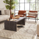 Jaipur Living Zola Hand-Knotted Geometric Ivory/Brown Area Rug, 8'x10'
