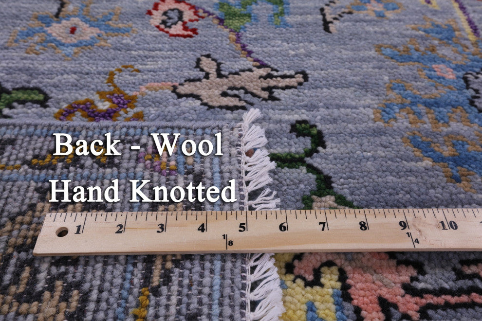 5' 1" X 8' 4" Turkish Oushak Hand Knotted Wool Rug - Q15466