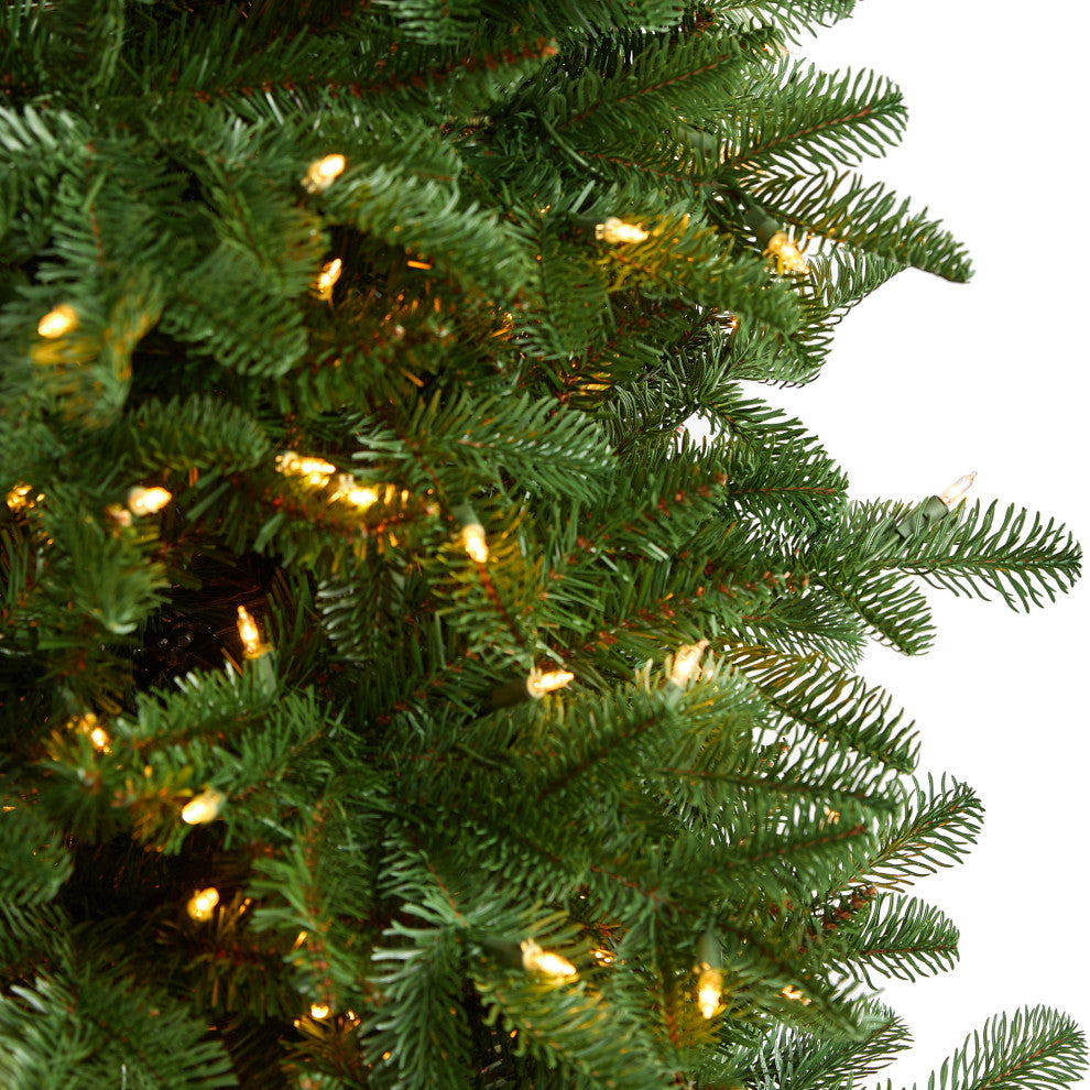 T3346 7 South Carolina Fir Artificial Christmas Tree With 550 Clear Lights