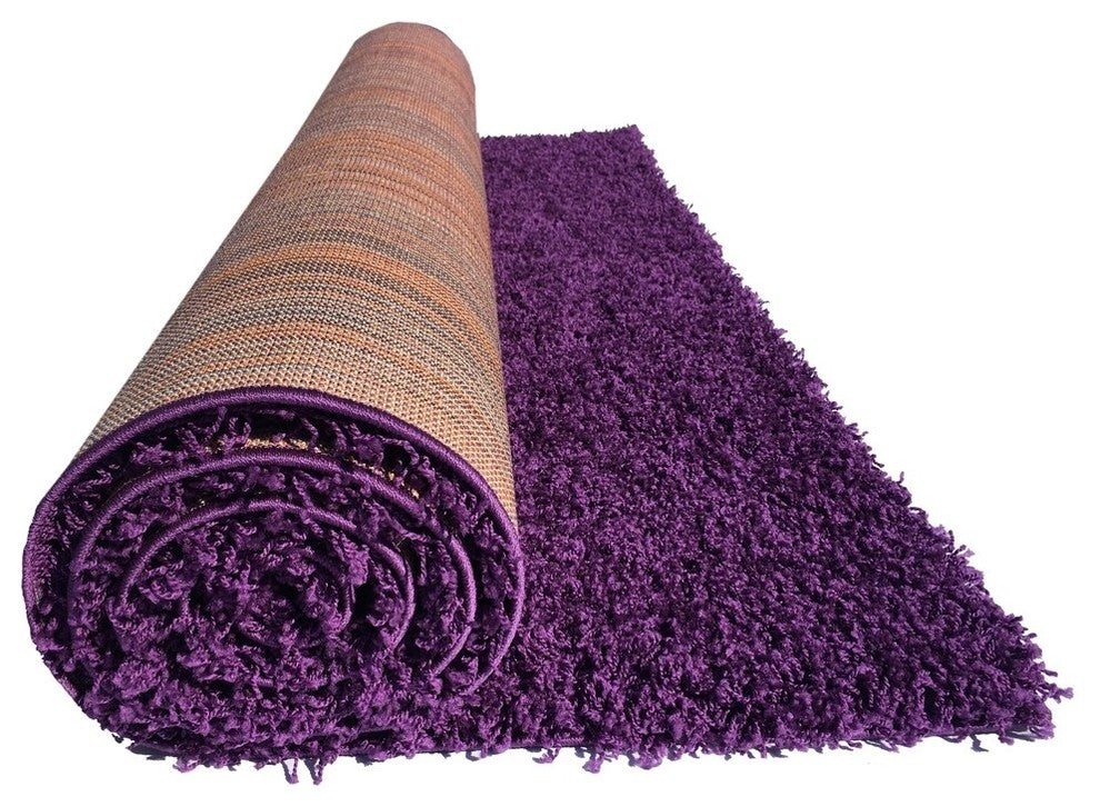 Bella Antibacterial Shag Area Rug, 5' Round