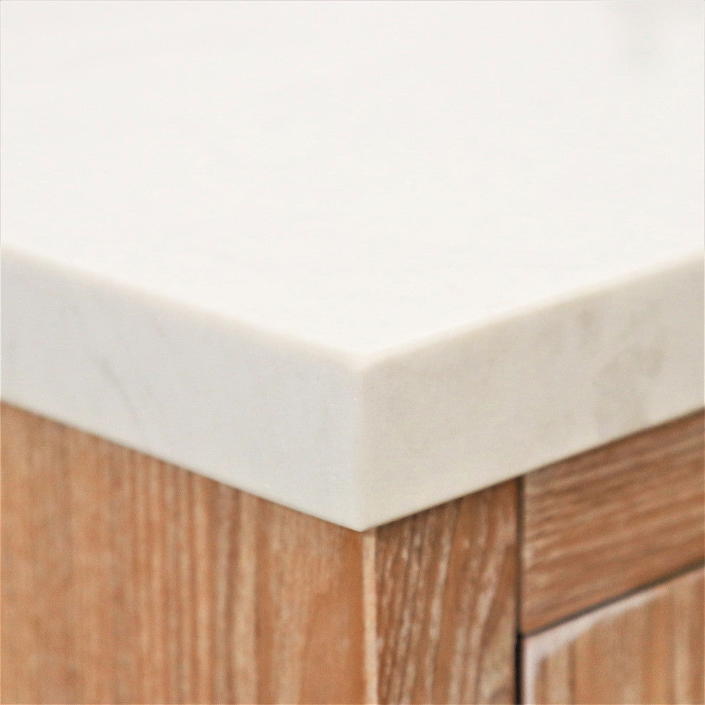 49" Single Sink Vanity, Weathered Neutral With Engineered Stone Top