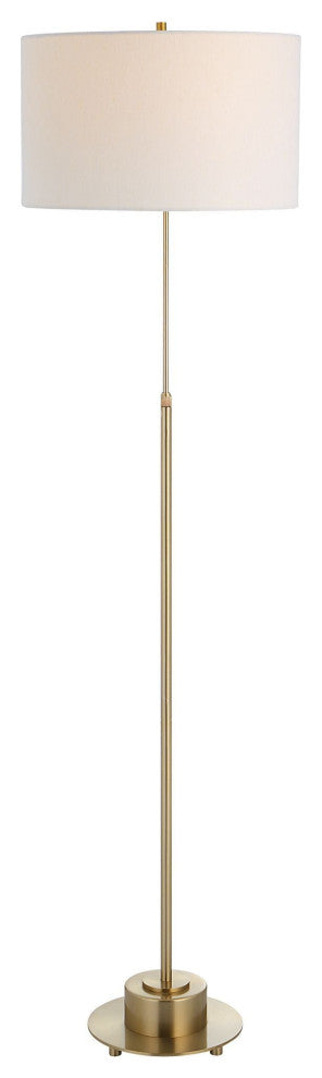Uttermost Prominence Brass Floor Lamp