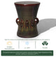 Jewel Stool,  Green Kelp