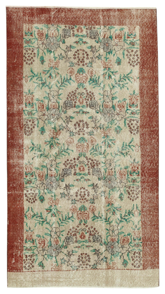 Rug N Carpet - Handwoven Oriental 3' 10" x 8' 3" One-of-a-Kind Small Area Rug