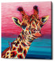Sky High Giraffe I' by Carolee Vitaletti Giclee Canvas Wall Art, 26"x30"