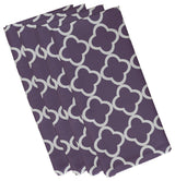 Marrakech Express Geometric Print Napkin, Larkspur, Purple, Set of 4