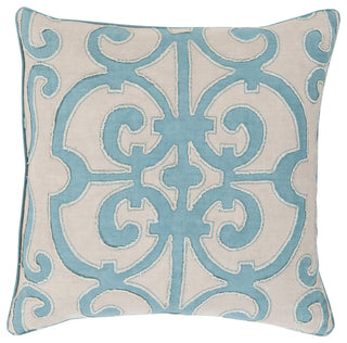 Amelia Pillow 18x18x4, Down Fill