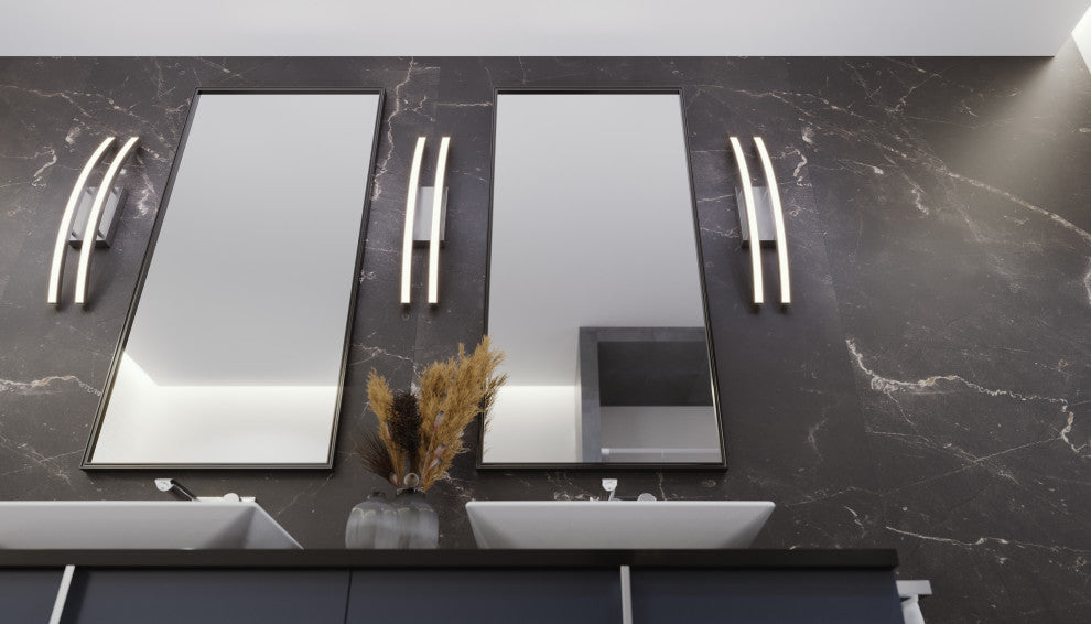 Harper 36'' LED Vanity, Satin Nickel