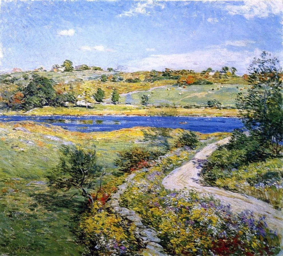 Willard Leroy Metcalf Autumn Roadside Wall Decal