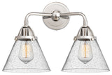 Large Cone Bath Vanity Light, Polished Chrome, Seedy, Seedy