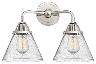 Large Cone Bath Vanity Light, Polished Chrome, Seedy, Seedy