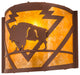 12 Wide Buffalo Arrowhead Wall Sconce