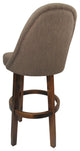 Swivel Counter 26" 30" Extra Tall 34" Wood Bar Stool M-235 Vivian Base, Beige