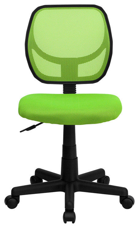 Flash Furniture Mid-Back Green Mesh Task Chair and Computer Chair