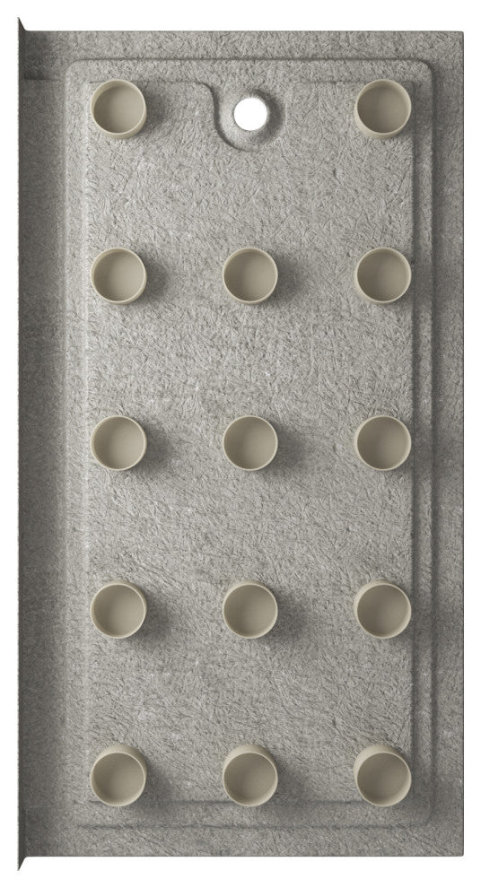Shower Pan, 60"w X 30"d, Right
