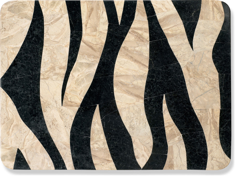 Zebra Accent Table - Multi-Color