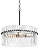 Eva 5-light Antique Black Crystal Chandelier