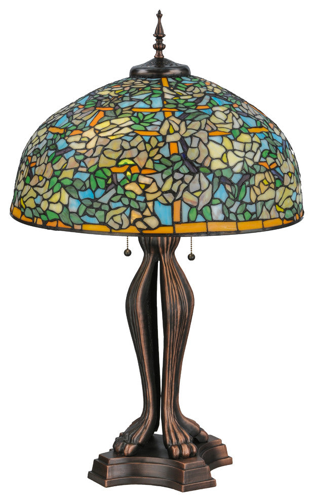 36 High Tiffany Laburnum Trellis Table Lamp