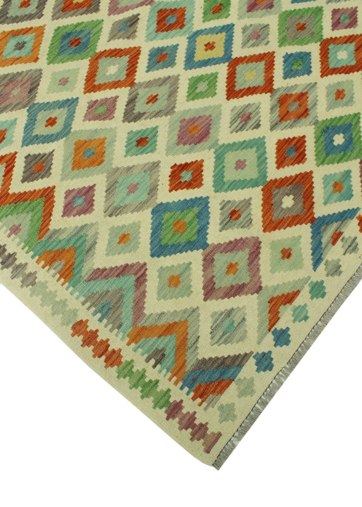 Sangat Kilim Ferdows Ivory Rug
