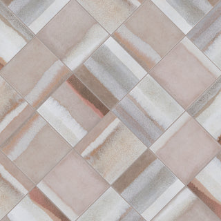 Matter Canvas Taupe Red Porcelain Floor and Wall Tile