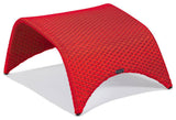 Malibu Stack Lounge Ottoman, Red