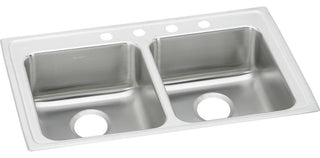 LRAD3319655 Lustertone Classic Stainless Steel 33" Double Bowl Drop-in ADA Sink