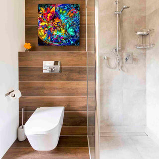 Epic Graffiti "Melting Pot" Giclee Canvas Wall Art, 18"x18"
