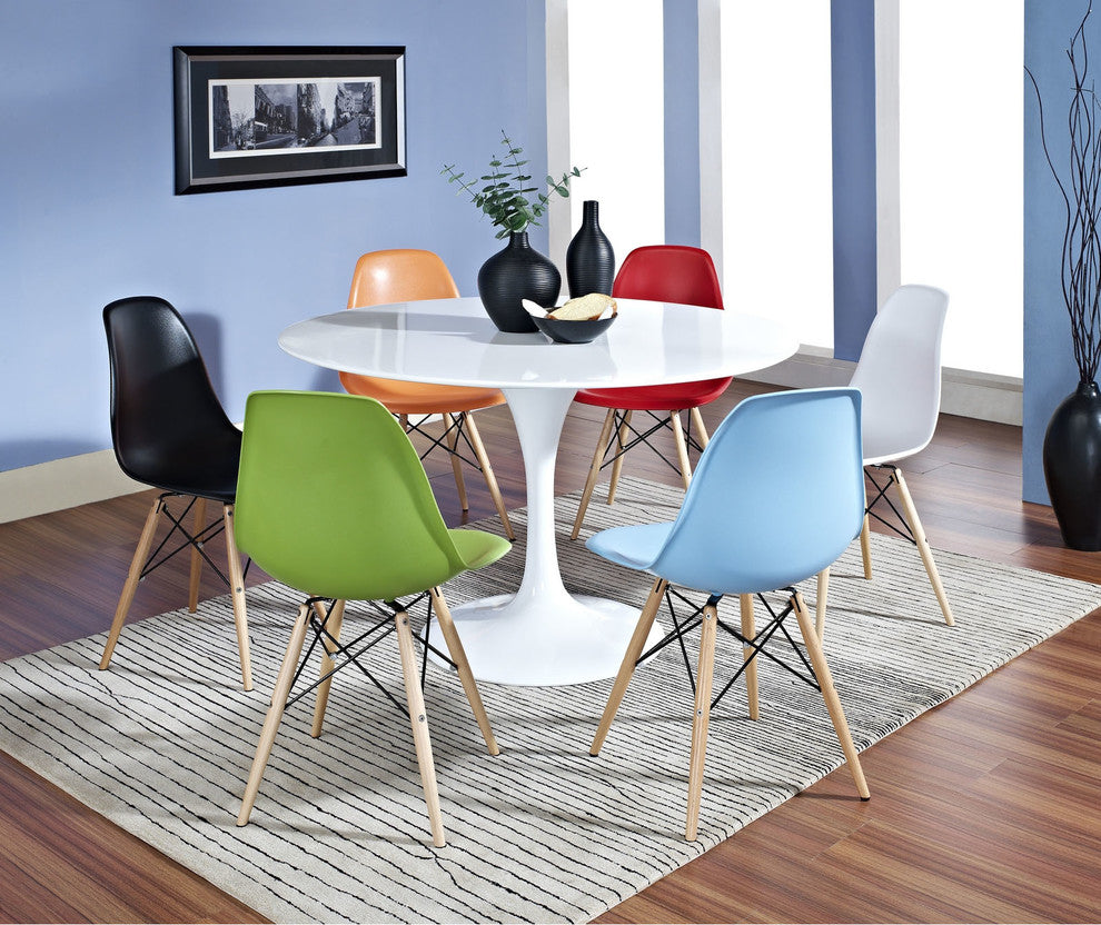 Lippa 7-Piece Fiberglass Dining Set