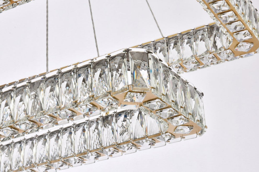 Modern Gold 2-Light Pendant