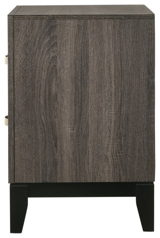 Watson 2-drawer Nightstand Grey Oak