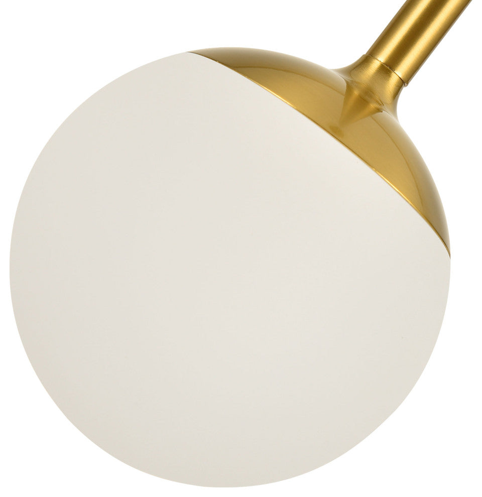 Capri 5" ETL Certified Integrated LED Height Adjustable Pendant, Antique Brass