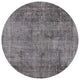 Ahgly Company Indoor Round Mid-Century Modern Area Rugs, 7' Round
