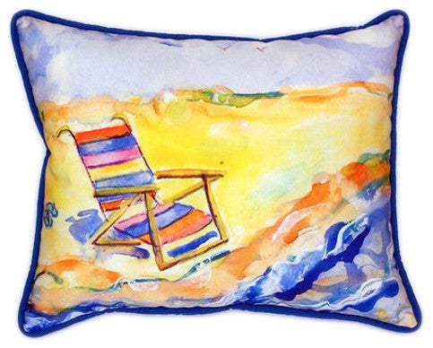 Pair of Betsy Drake Betsy"™s Chair Large Indoor/Outdoor Pillows 16x20
