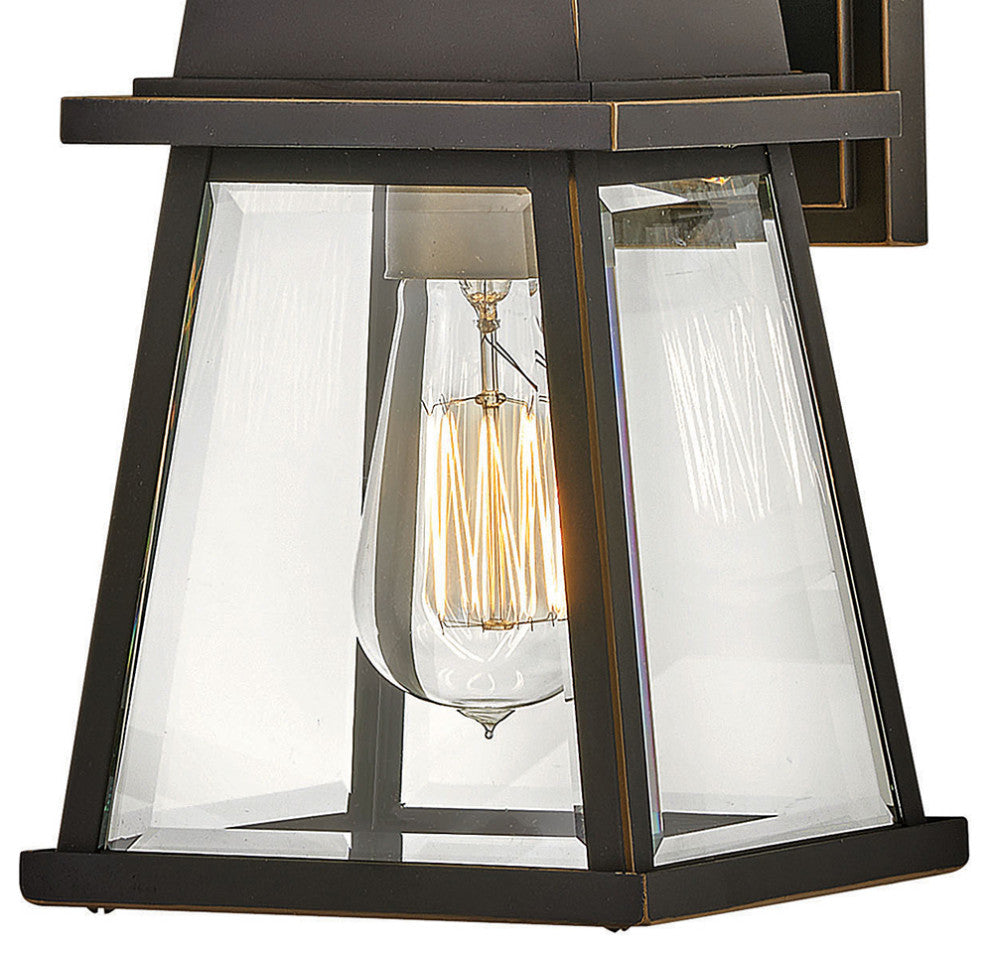Hinkley Bainbridge Medium Wall Mount Lantern, Oil Rubbed Bronze