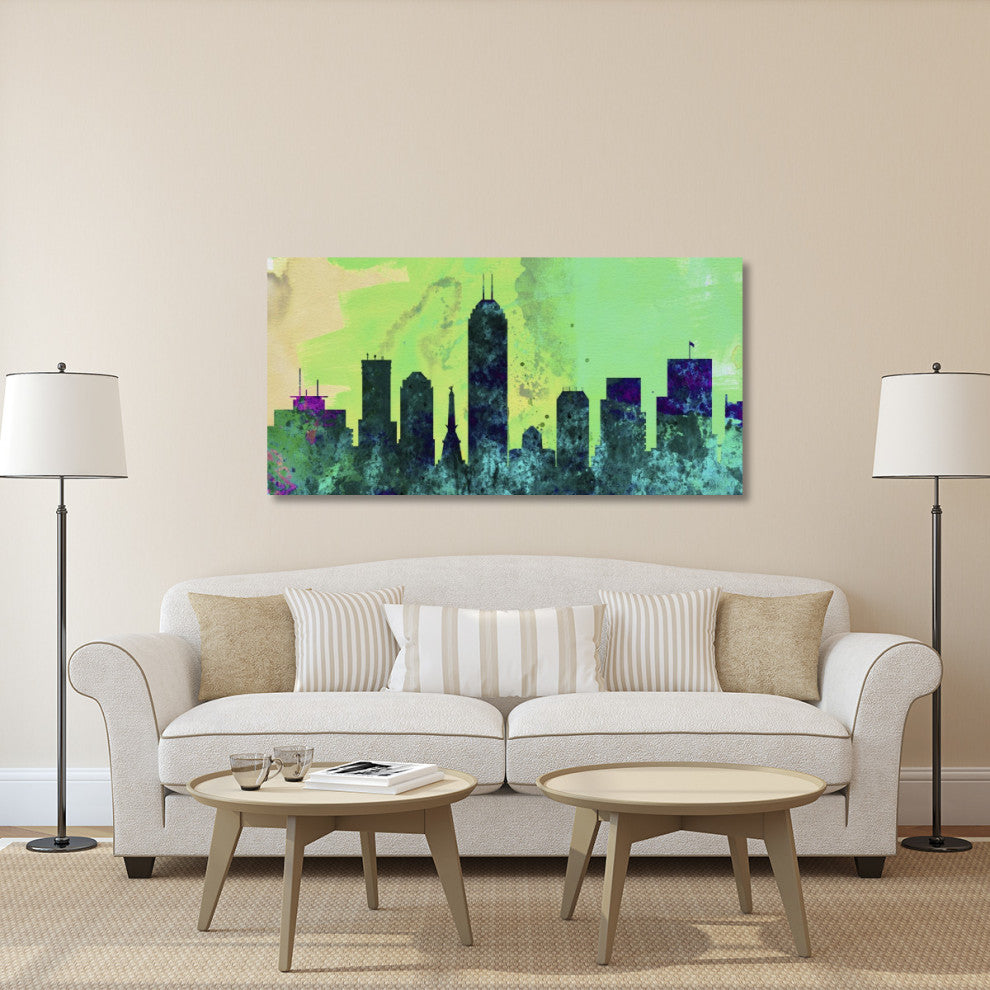 "Indianapolis City Skyline" Fine Art Print