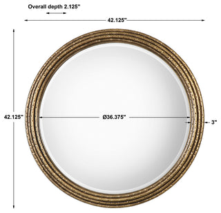 Uttermost Spera Round Gold Mirror